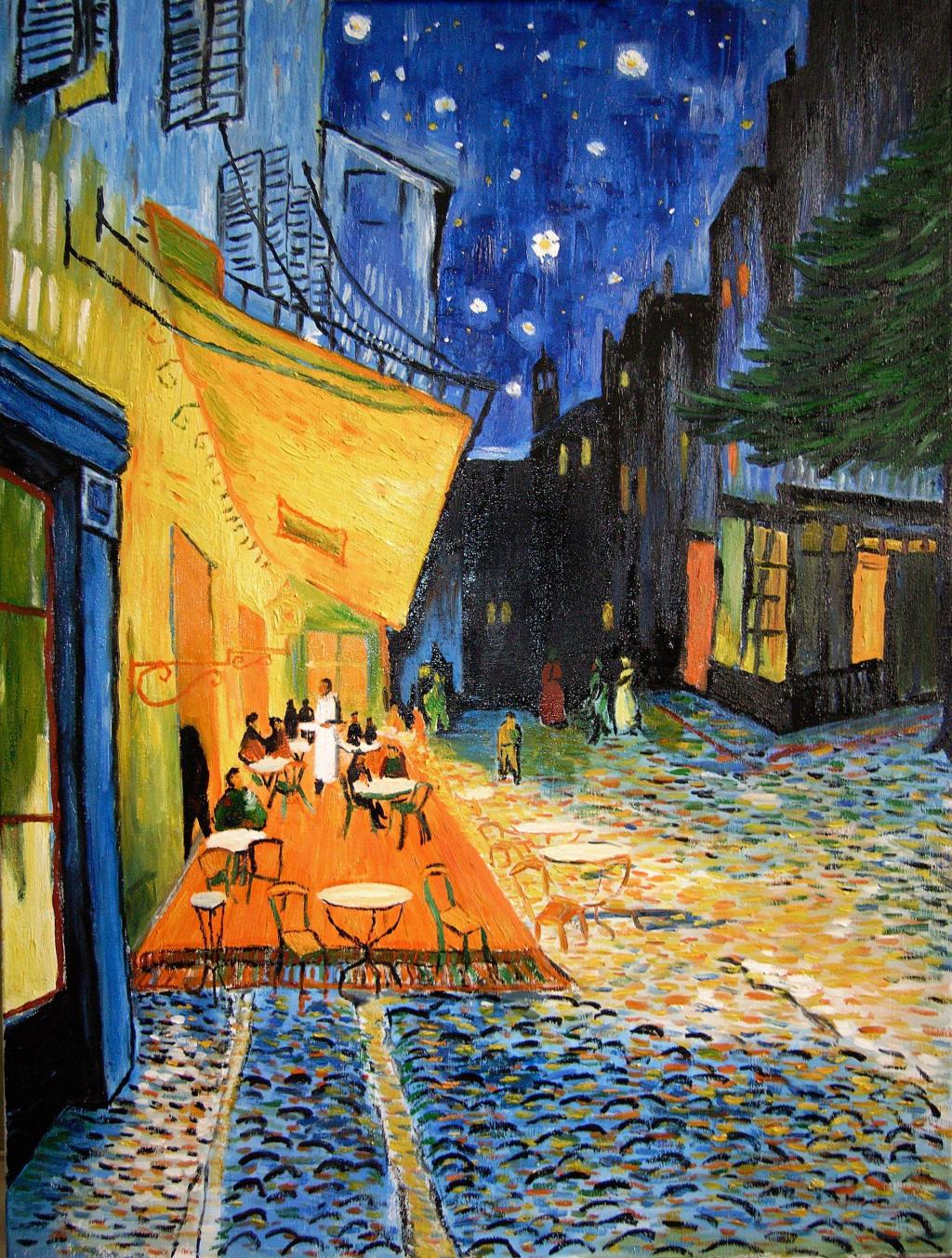 Café Terrance at night